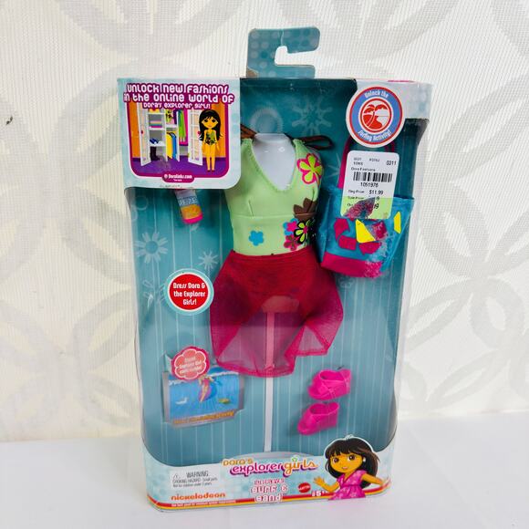 5 for $25| Mattel Dora's Explorer Girls Surf And Sand Accessory Fashion Pack - Picture 4 of 5